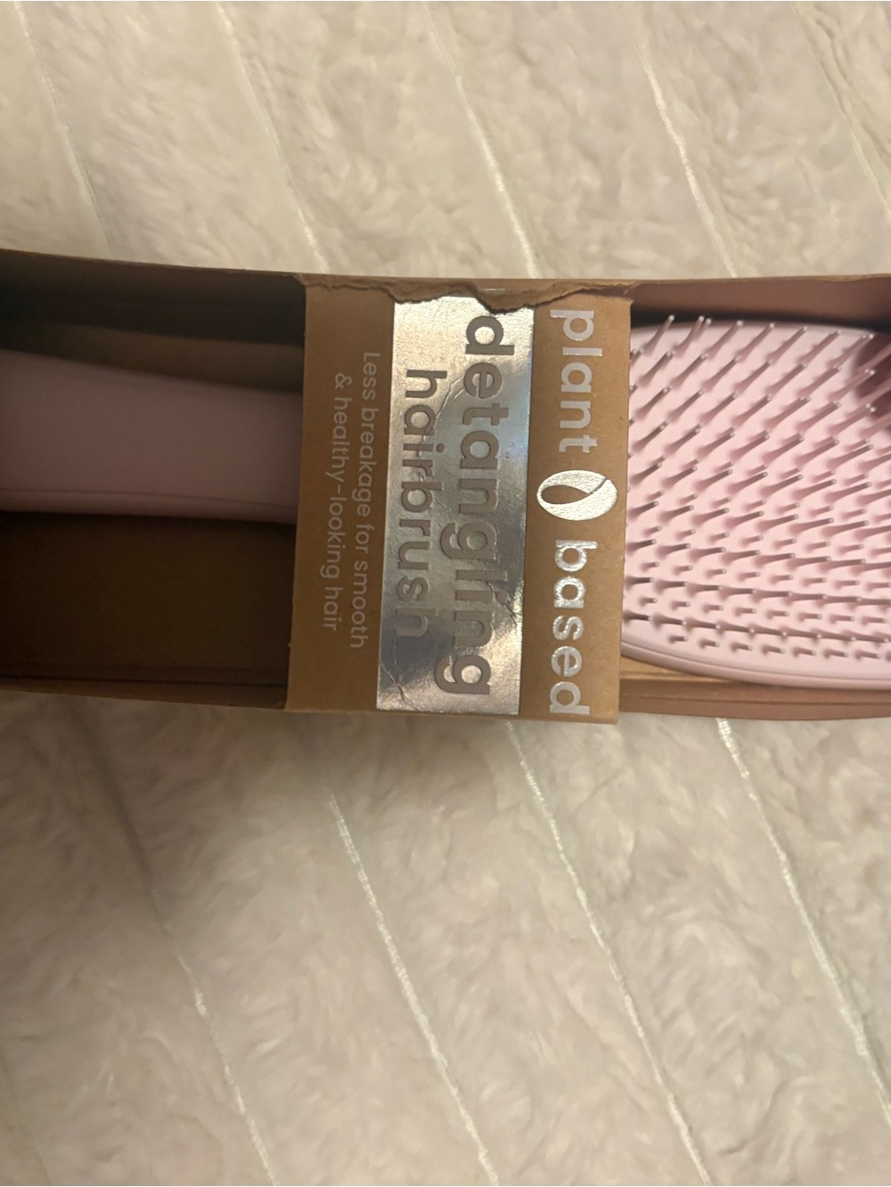 Tangle Teezer Plant Based Detangling Hair Brush Pink NIB